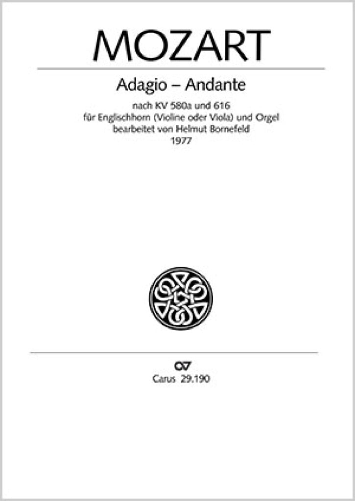 Mozart: Adagio - Andante KV 580a [arr. Bornefeld]